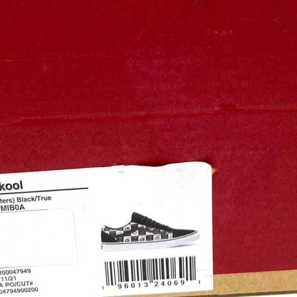 VANS Old Skool Love Shoes Men Letters Black Canvas Skate Casual Size VN0A5JMIB0A - Picture 6 of 8